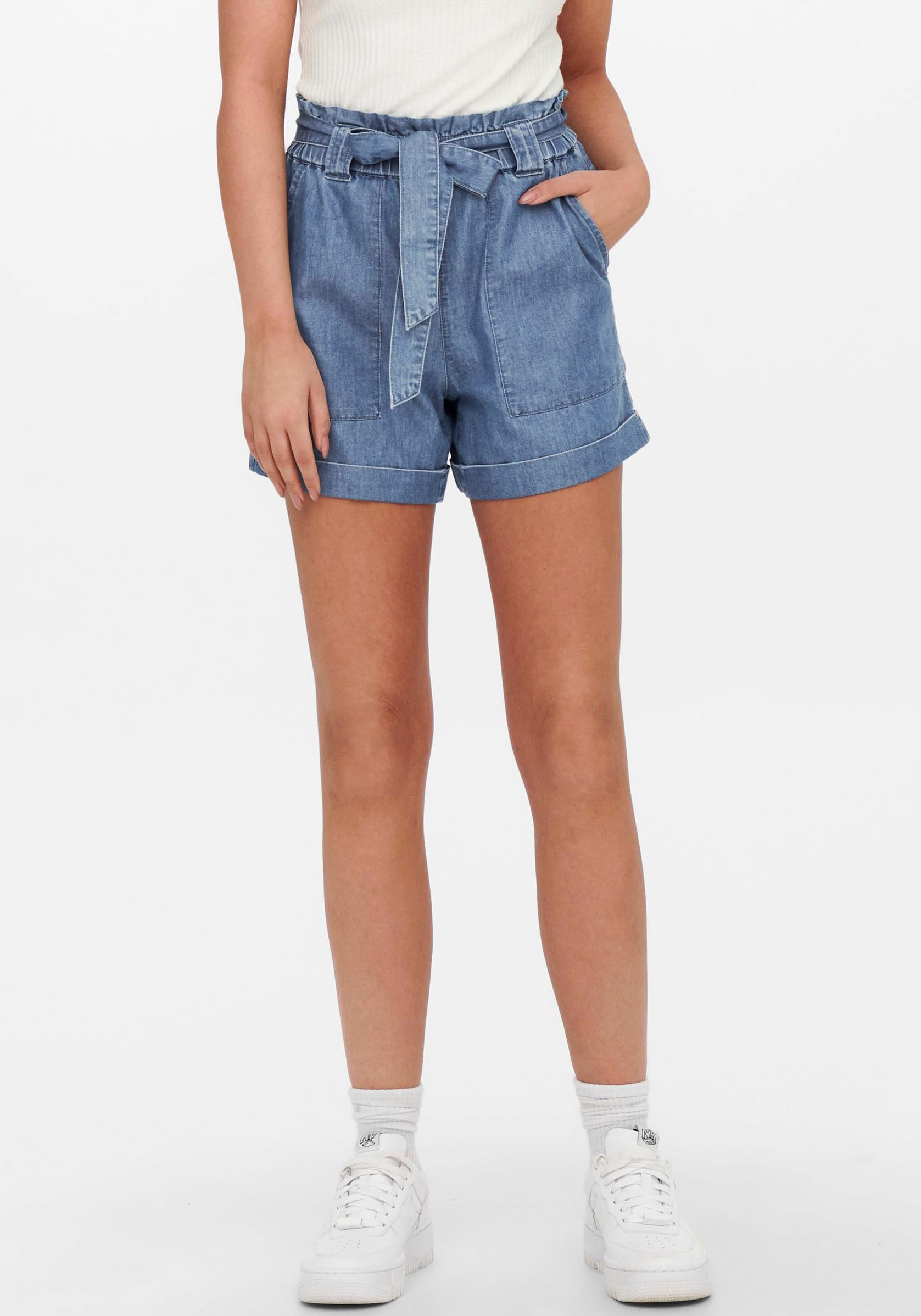 ONLY Shorts »ONLBEA SMILLA HW PB LOOSE DNM SHORTS« von ONLY