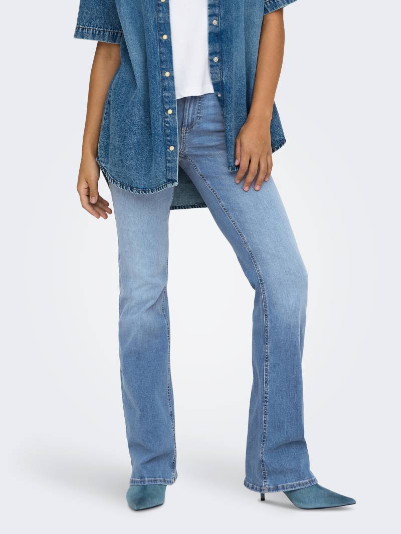 ONLY Skinny-fit-Jeans »ONLBLUSH MW BACK POCK FLA TAI222 DNMNOOS« von ONLY
