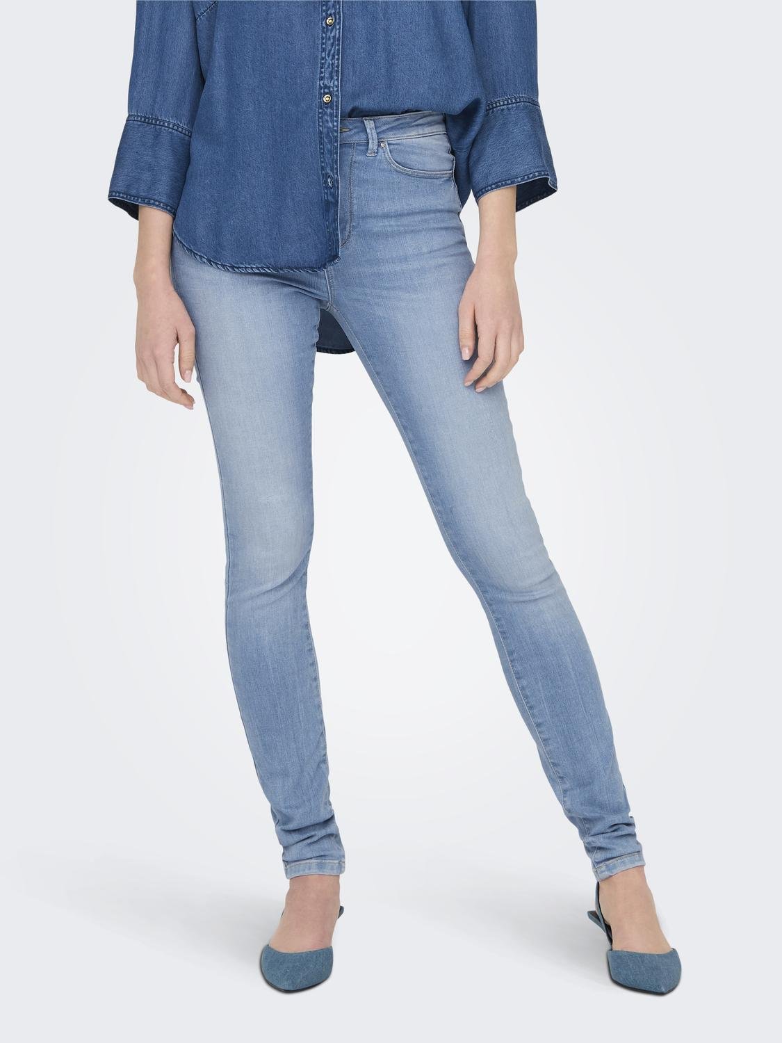 ONLY Skinny-fit-Jeans »ONLFOREVER HIGH HW SK DNM MAT359« von ONLY