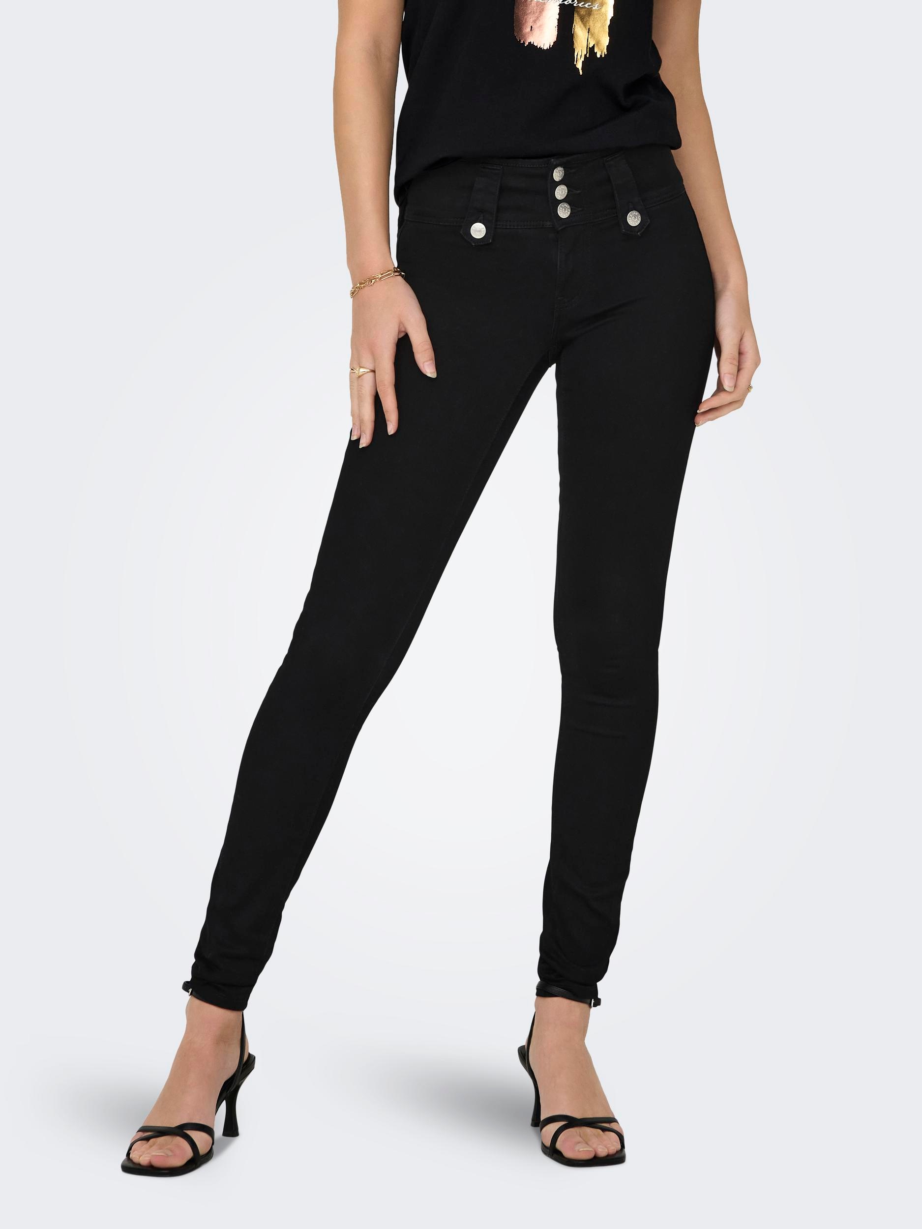 ONLY Skinny-fit-Jeans »ONLROYAL REG SK VIS BUT DET DNM PIM« von ONLY