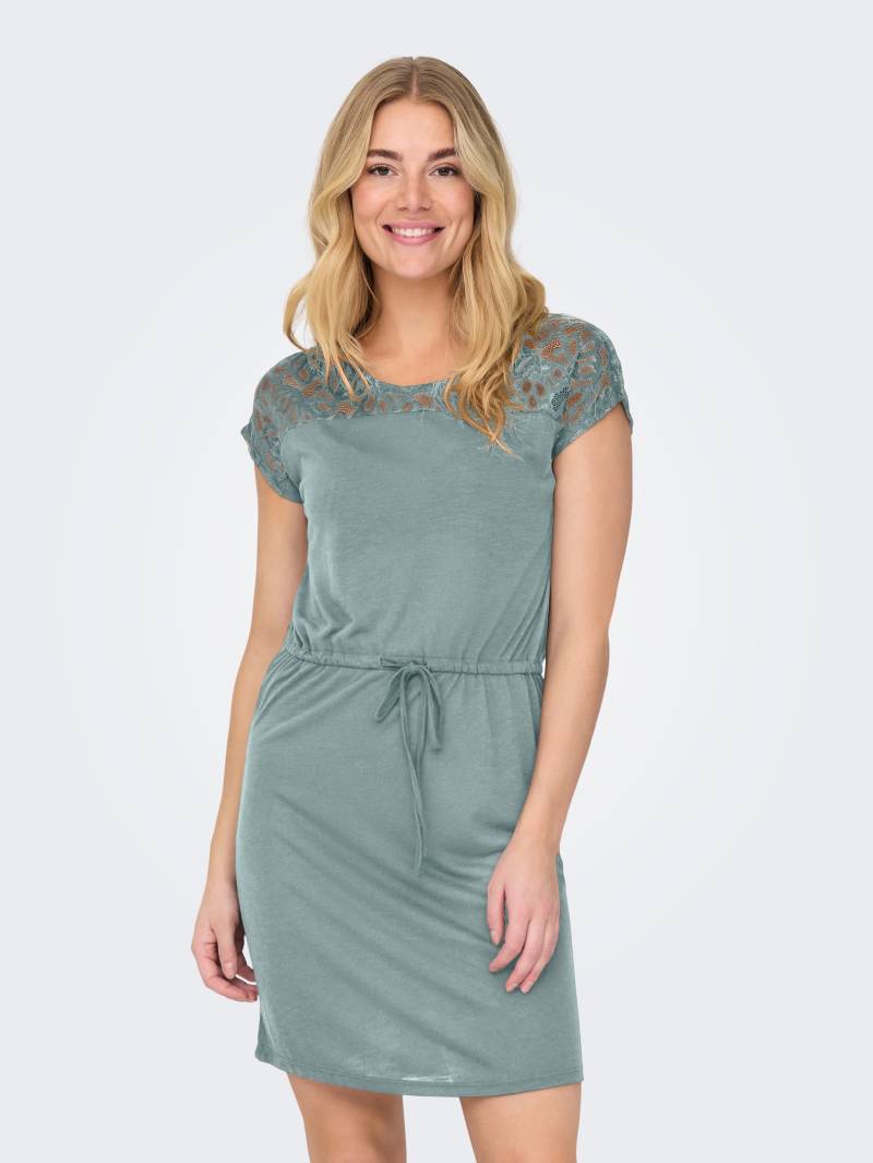 ONLY Spitzenkleid »ONLSINDY LIFE S/S O-NECK MIX DRESS JRS« von ONLY