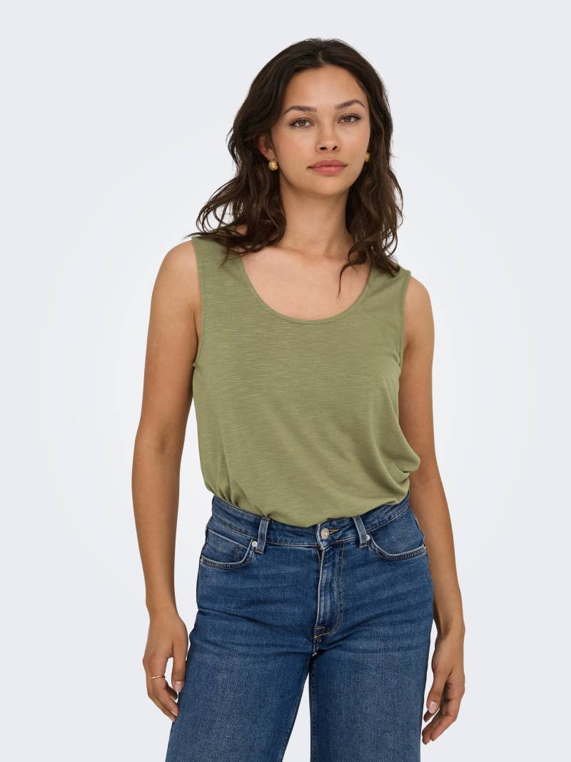 ONLY Spitzentop »ONLFREDA S/L U-NECK MIX TOP BOX JRS« von ONLY