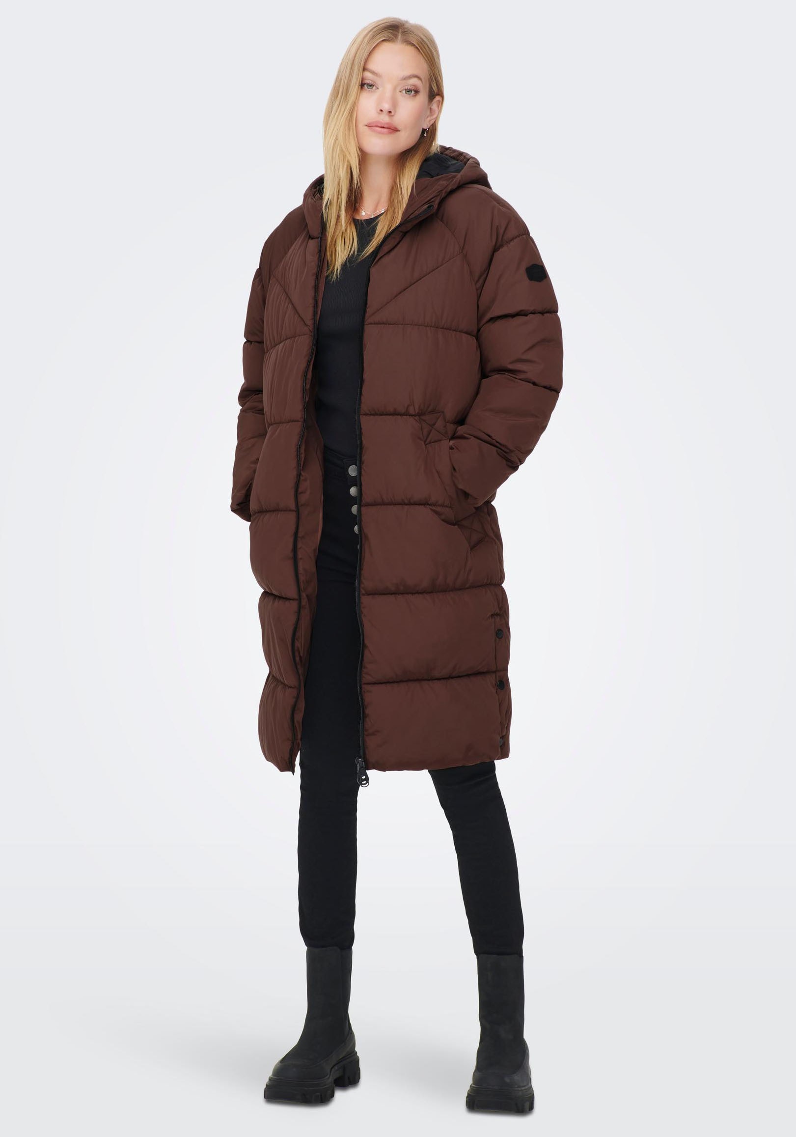 ONLY Steppmantel »ONLAMANDA LONG PUFFER COAT« von ONLY