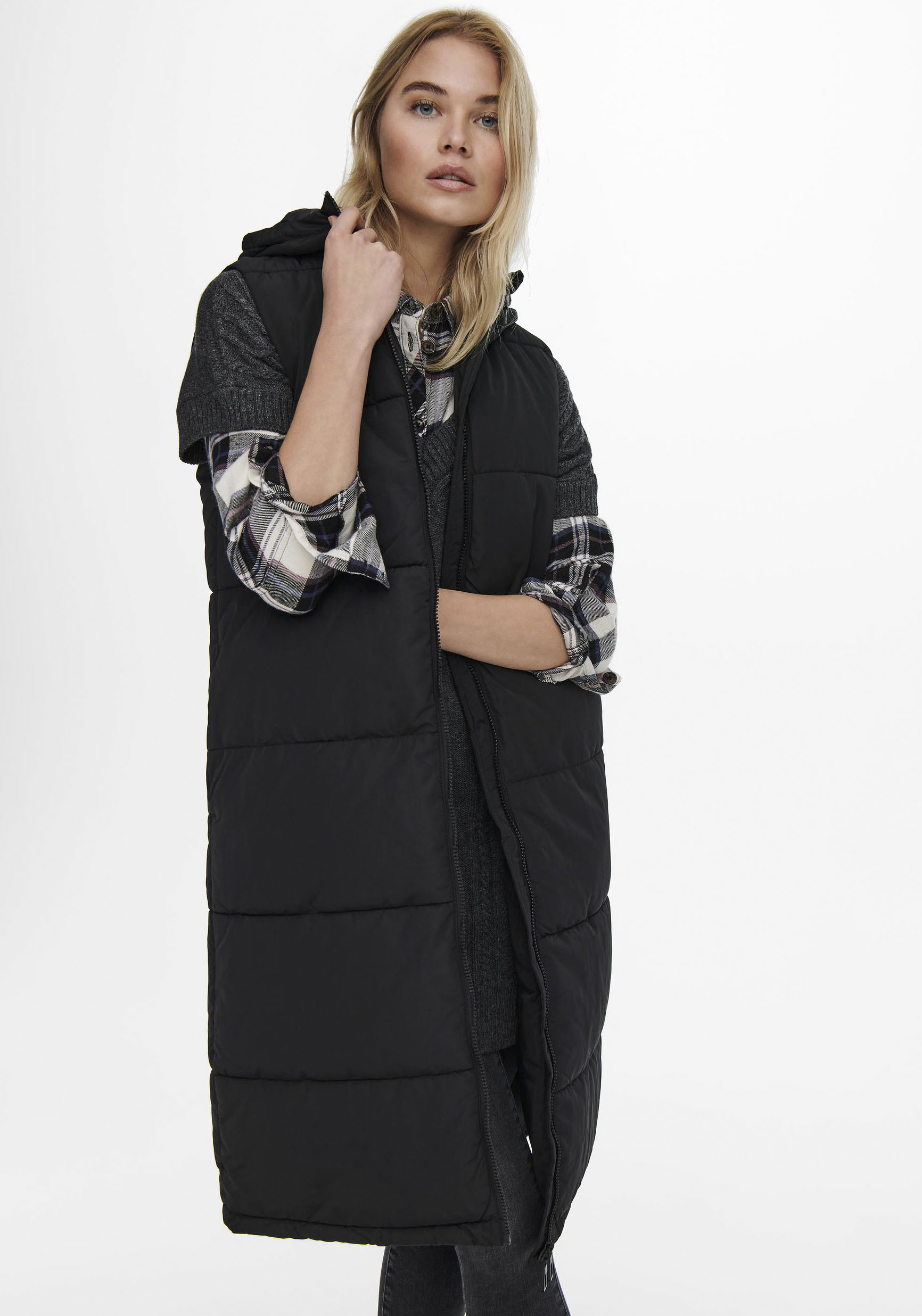 ONLY Steppweste »ONLALINA LONG WAISTCOAT OTW NOOS« ONLY Steppweste »ONLALINA LONG WAISTCOAT OTW NOOS« von ONLY