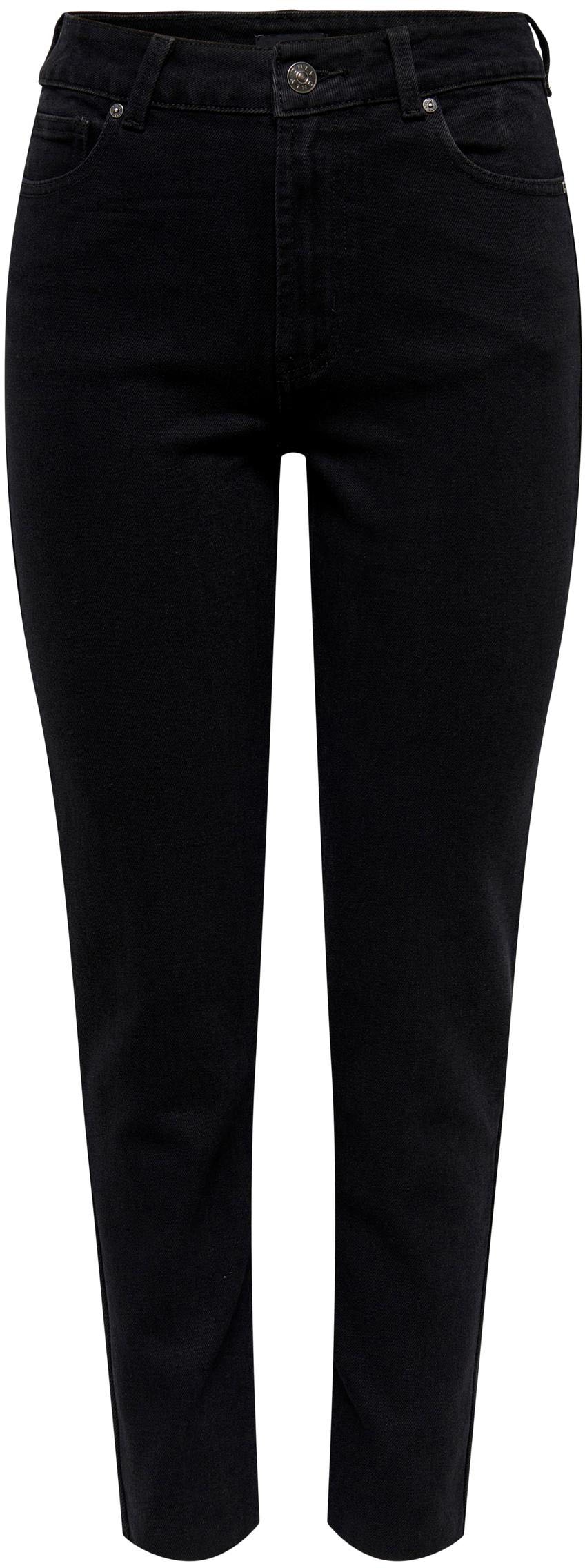 ONLY Straight-Jeans »ONLEMILY HW STR CRP ANK RAW MAE034« ONLY Straight-Jeans »ONLEMILY HW STR CRP ANK RAW MAE034« von ONLY