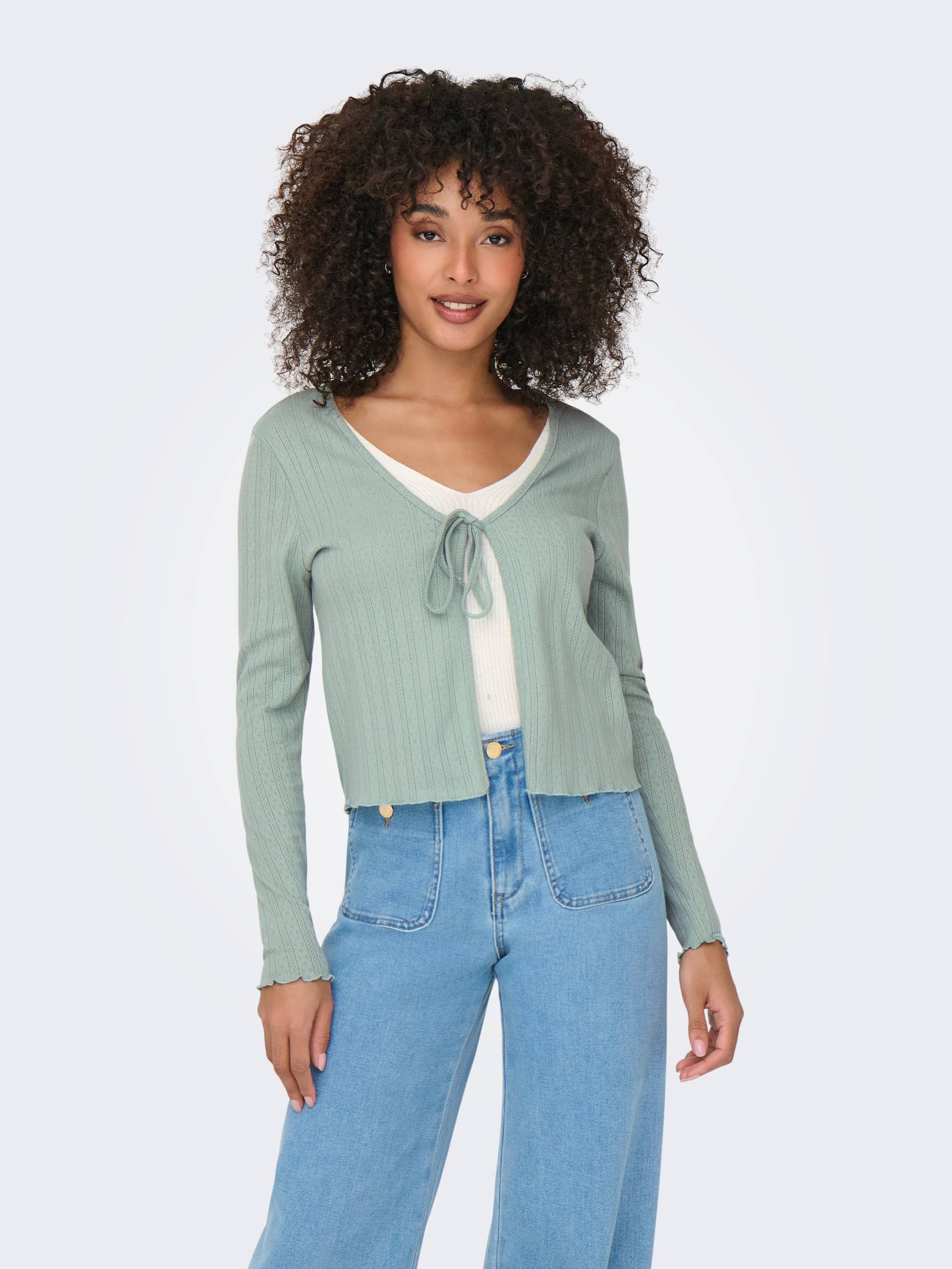 ONLY Strickjacke »ONLCARLOTTA L/S STRING CARDIGAN JRS« von ONLY
