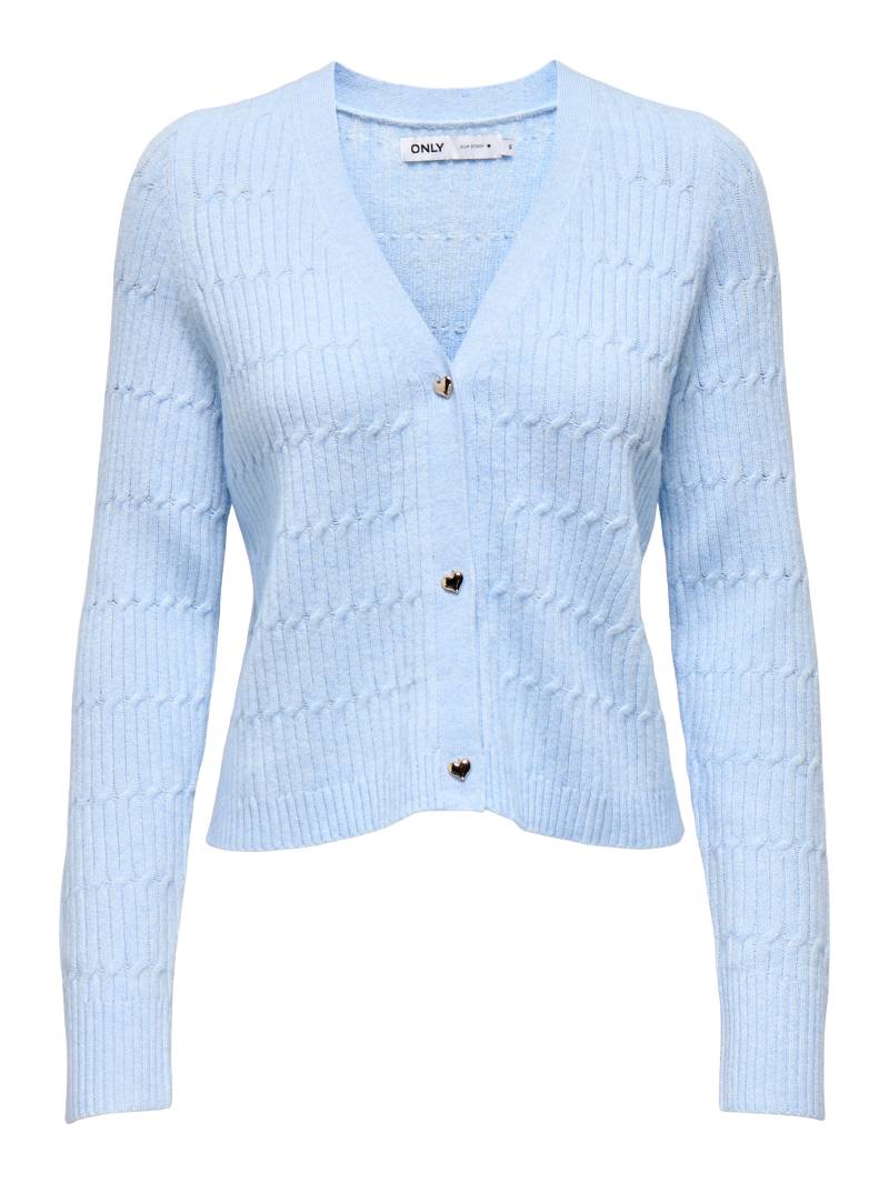 ONLY Strickjacke »ONLKATIA LS CABLE V-NECK CARDIGAN CC KNT« von ONLY