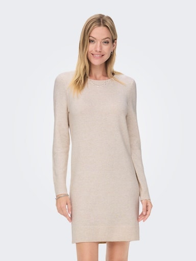 ONLY Strickkleid »ONLRICA LIFE L/S O-NECK DRESS KNT NOOS« von ONLY