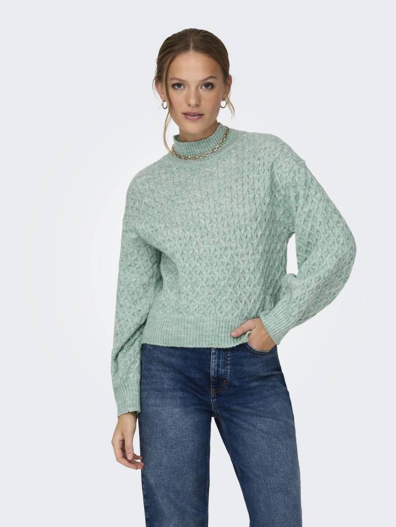 ONLY Strickpullover »ONLLITA LS STRUCTURE HIGHNECK KNT« von ONLY