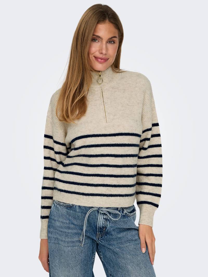 ONLY Strickpullover »ONLTOKYO L/S ZIP PULLOVER KNT NOOS« von ONLY