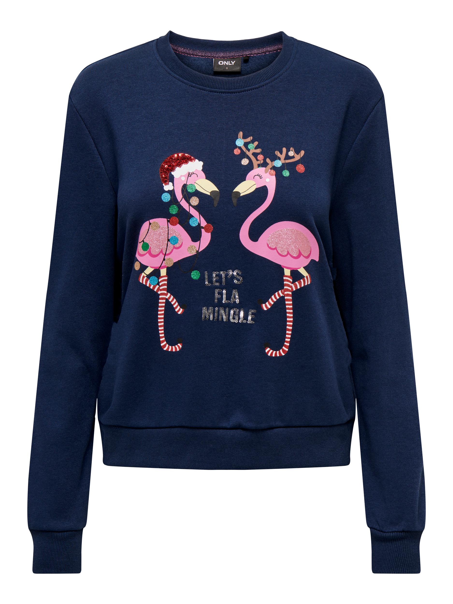 ONLY Sweater »ONLYDA CHRISTMAS L/S O-NECK BOX SWT« von ONLY
