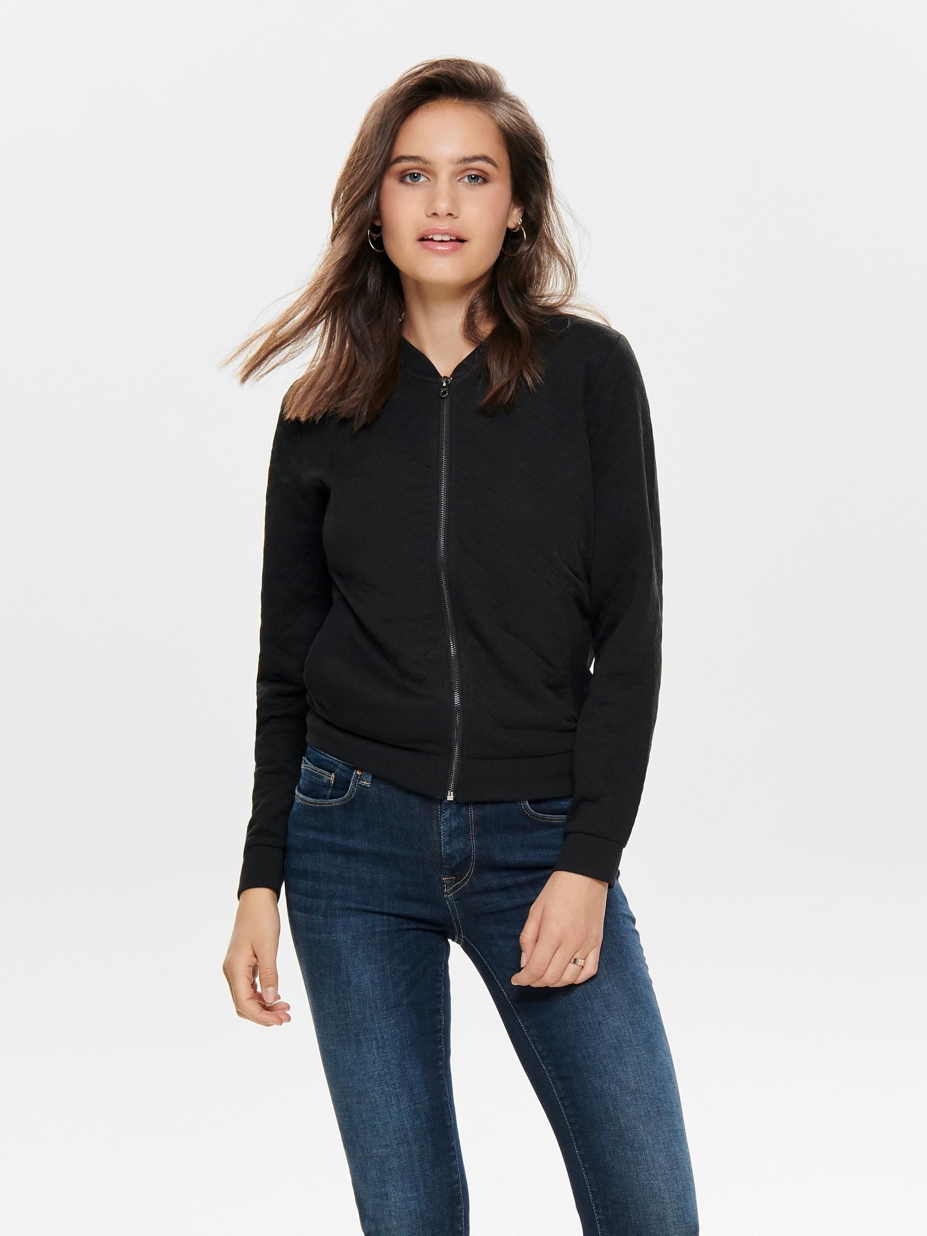 ONLY Sweatjacke »ONLJOYCE L/S BOMBER SWT NOOS« ONLY Sweatjacke »ONLJOYCE L/S BOMBER SWT NOOS« von ONLY