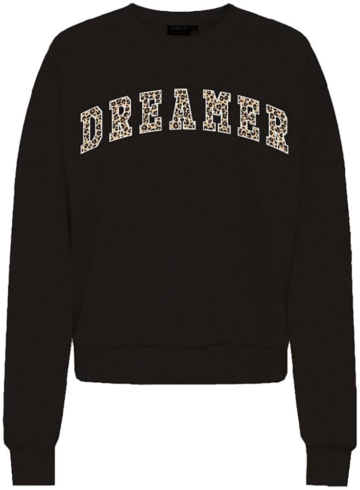 ONLY Sweatshirt »ONLJOANA L/S LEO O-NECK CS SWT« ONLY Sweatshirt »ONLJOANA L/S LEO O-NECK CS SWT« von ONLY