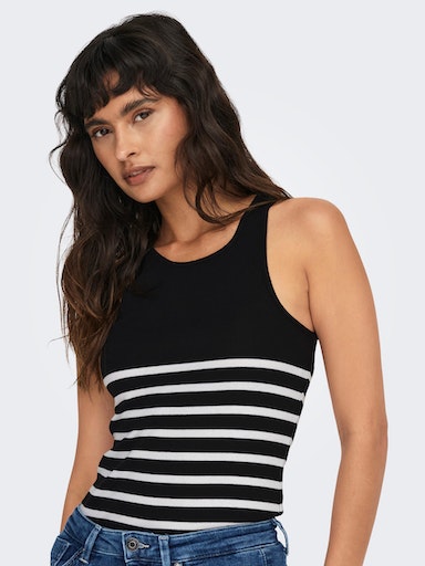 ONLY Tanktop »ONLKENYA RIB STRIPE TANK TOP CS JRS« von ONLY