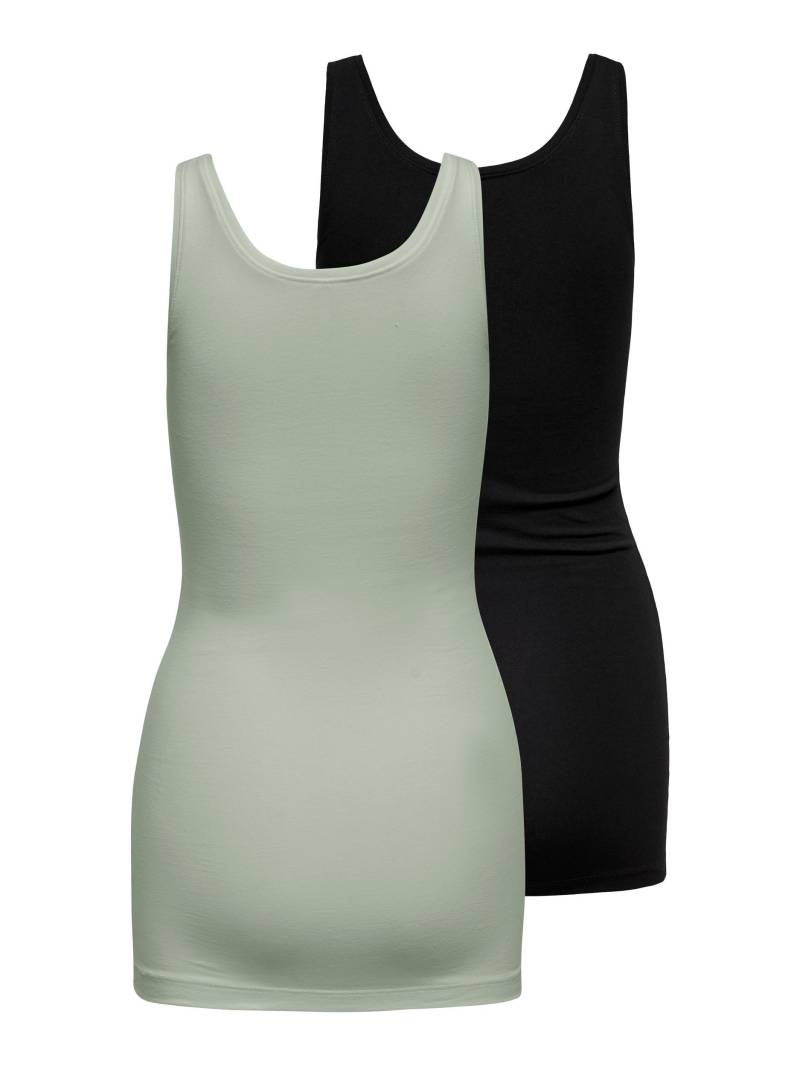 ONLY Tanktop »ONLLIVE LOVE NEW LONG TT 2PACK NOOS«, (Packung, 2er-Pack) von ONLY