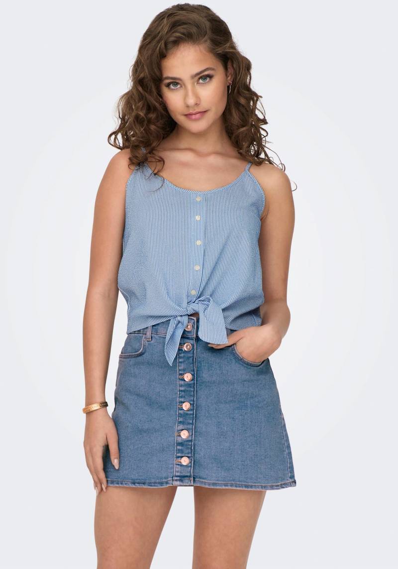 ONLY Trägertop »ONLLECEY SL KNOT SINGLET NOOS WVN«, mit geknotetem Detail von ONLY