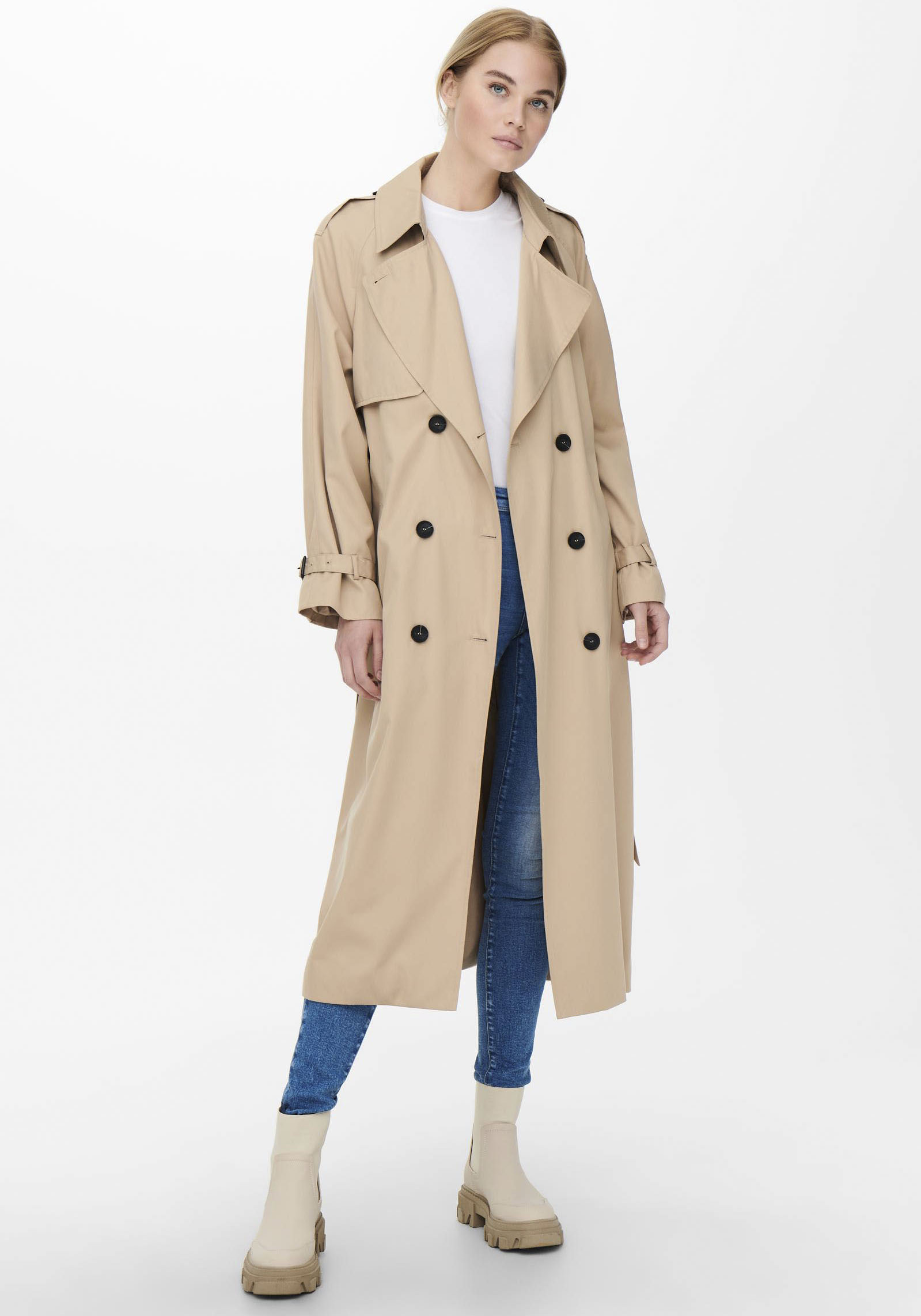 ONLY Trenchcoat »ONLCHLOE TRENCHCOAT DOUBLE B. OTW NOOS« von ONLY