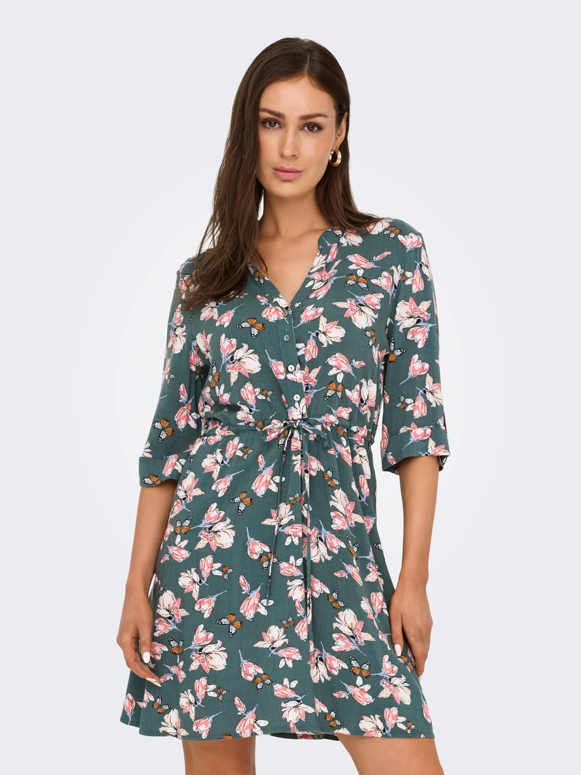 ONLY Tunikakleid »ONLCORA 3/4 V-NECK TUNIC CS PTM« von ONLY