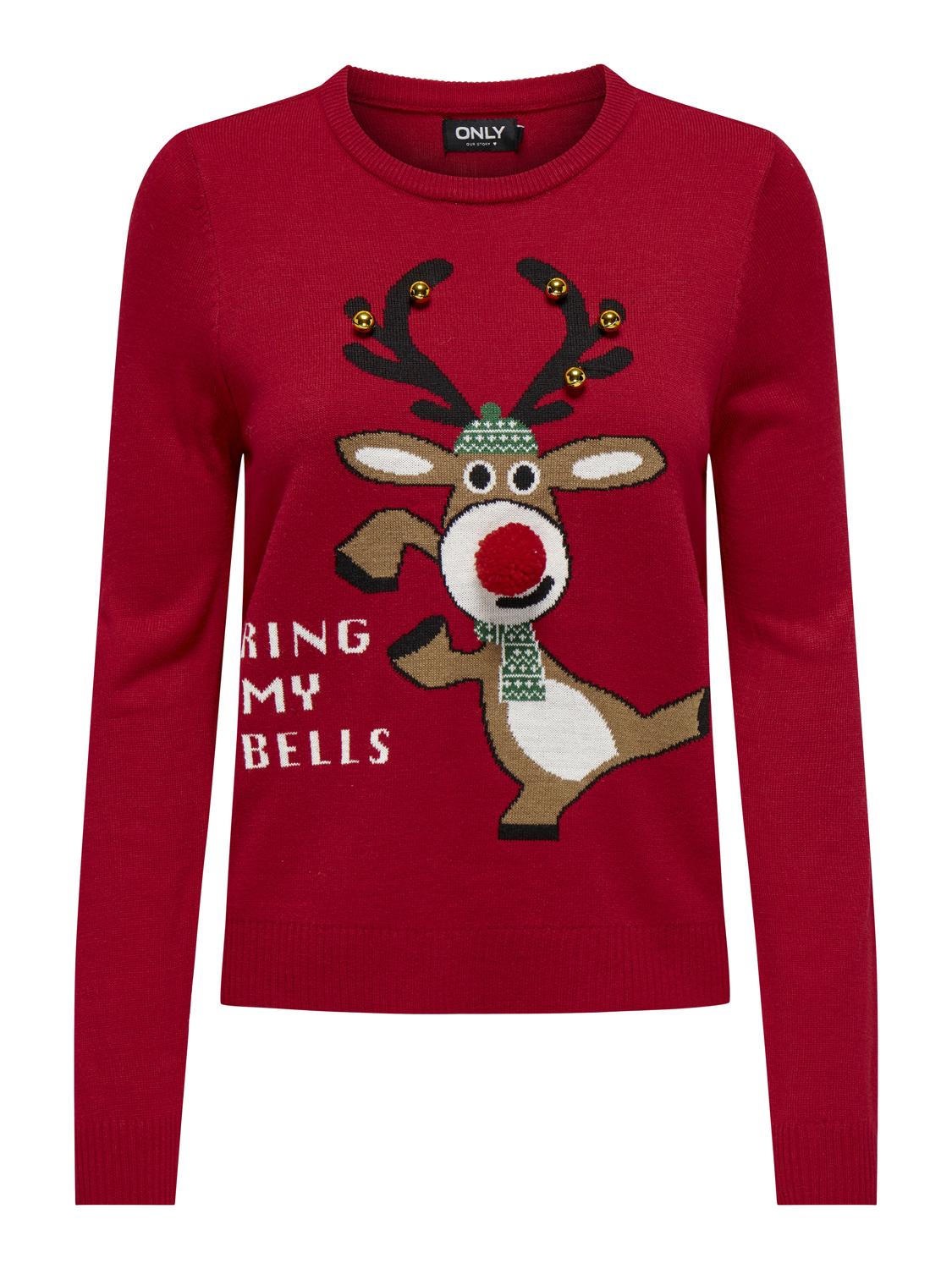 ONLY Weihnachtspullover »ONLXMAS LS O-NECK MIX DETAIL BOX KNT« ONLY Weihnachtspullover »ONLXMAS LS O-NECK MIX DETAIL BOX KNT« von ONLY