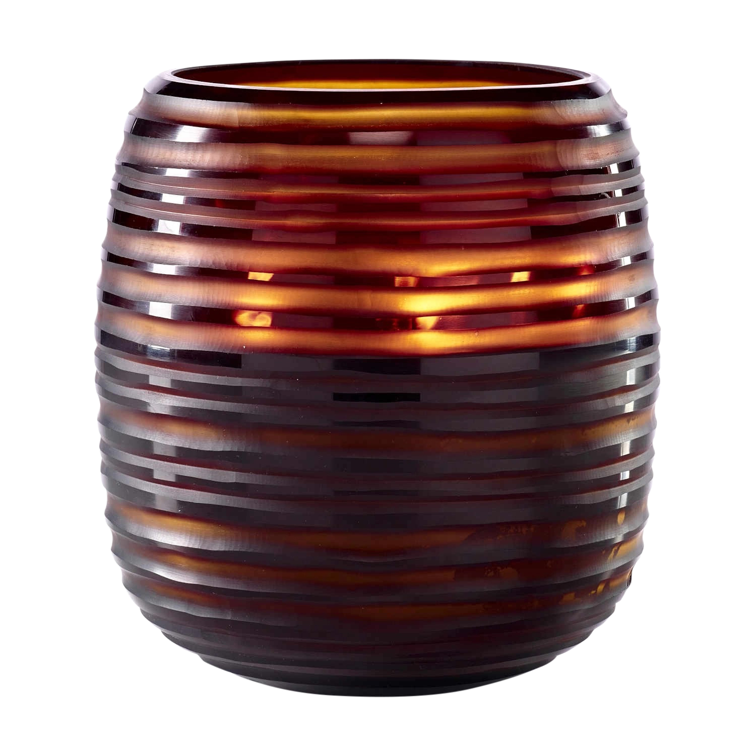 Sphere Duftkerze, Farbe amber, Grösse b. 19 x h. 20 cm, Duft ginger fig von ONNO Collection