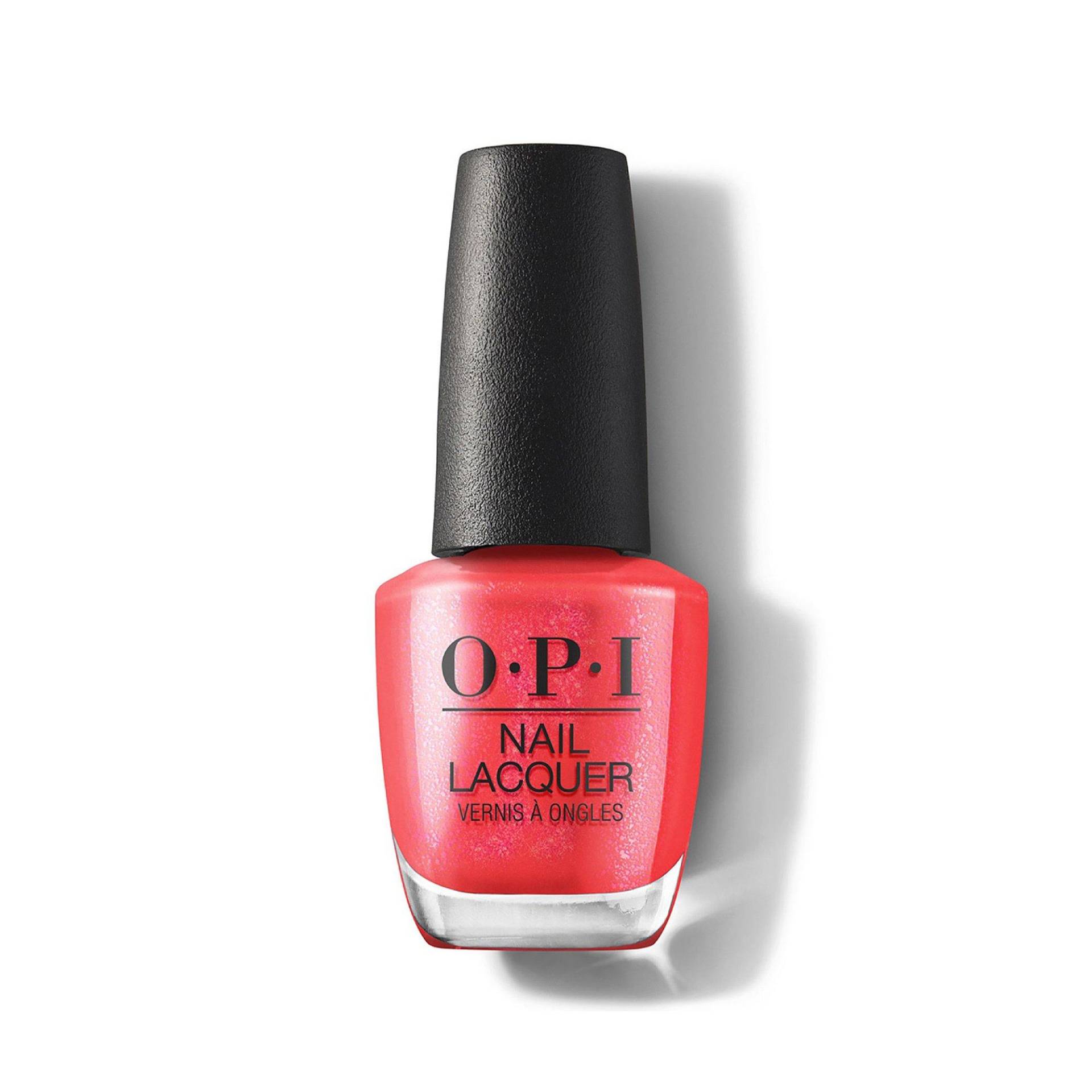 Nls010 - Left Your Text On Red - Klassischer Nagellack Damen NLS - Left Your Text on Red - Klassischer Nagellack 15ml von OPI