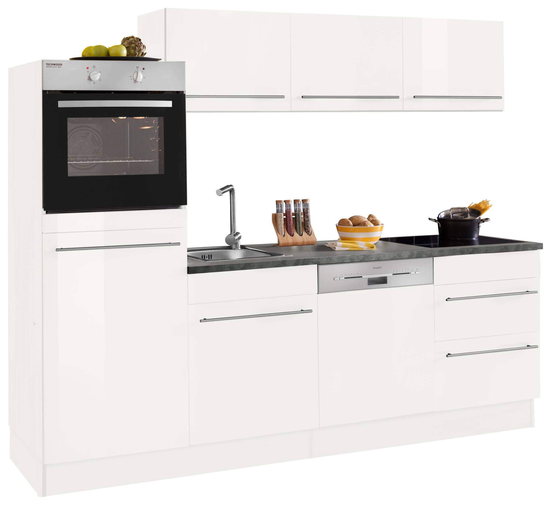 OPTIFIT Küche »Bern«, Breite 240 cm, ohne E-Geräte, Stärke der Arbeitsplatte wählbar von OPTIFIT