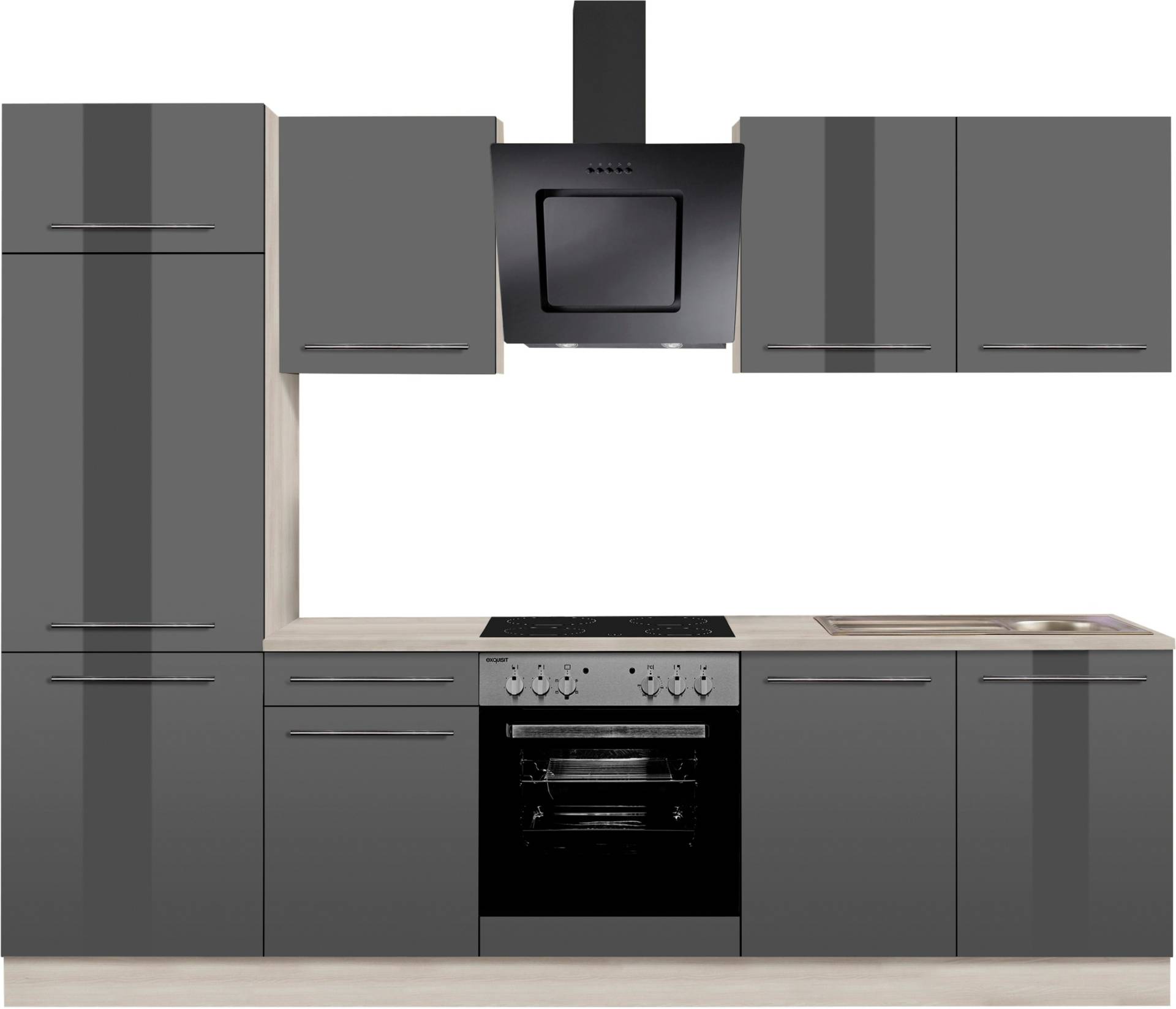OPTIFIT Küchenzeile »Bern«, Breite 270 cm, gedämpfte Türen, wahlweise mit E-Geräten von OPTIFIT