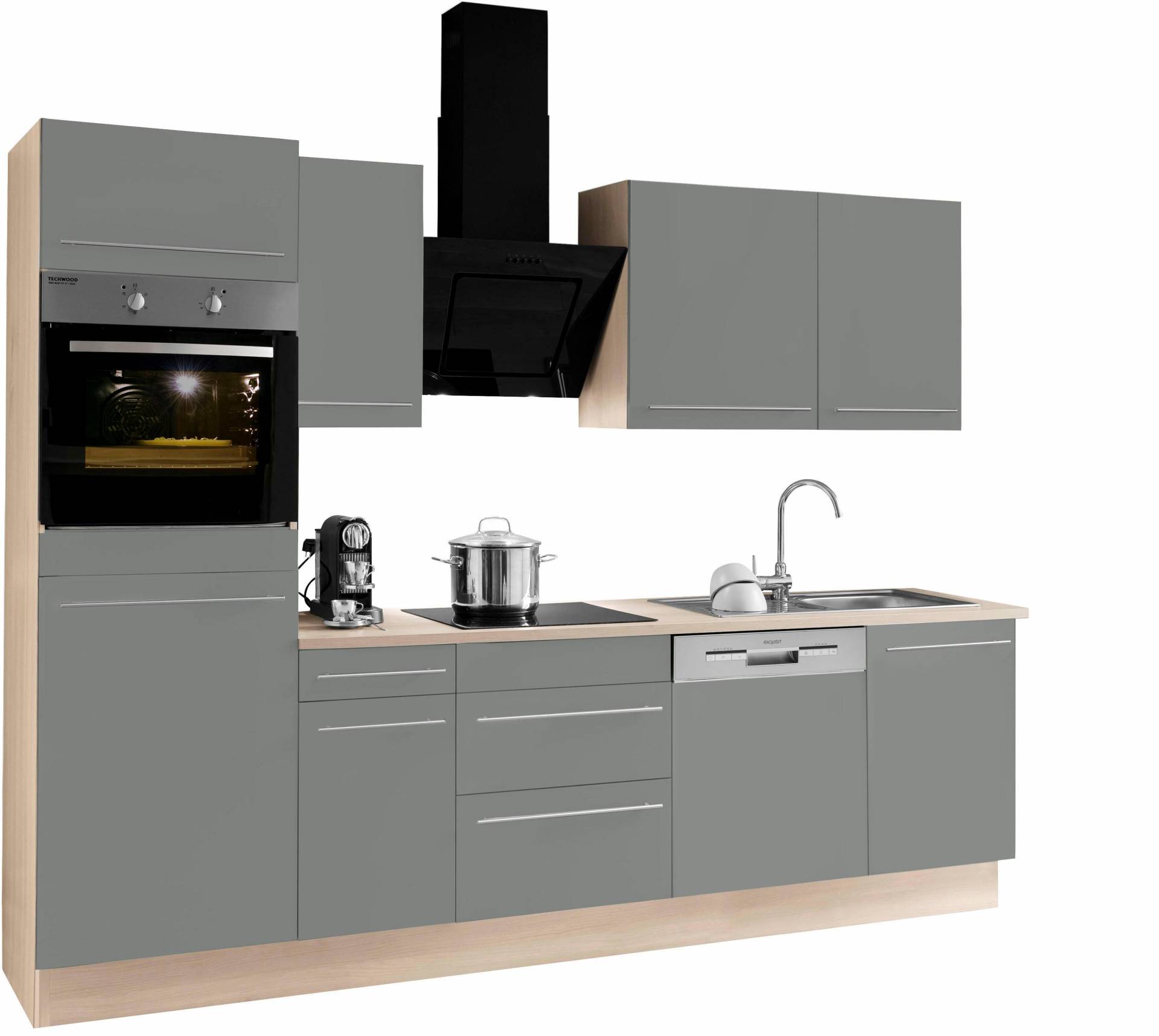 OPTIFIT Küchenzeile »Bern«, Breite 270 cm, wahlweise mit E-Geräten von OPTIFIT