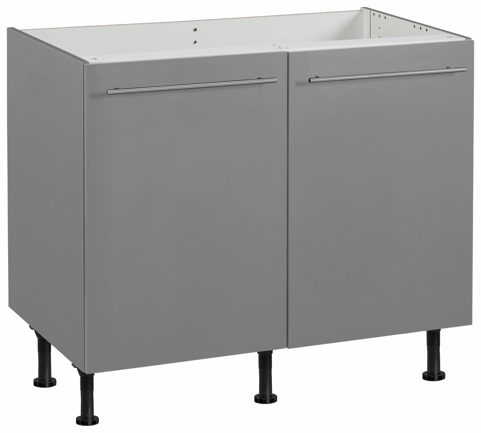 OPTIFIT Spülenschrank »Bern«, 100 cm breit, mit 2 Türen, höhenverstellbare Füsse, mit Metallgriffen OPTIFIT Spülenschrank »Bern«, 100 cm breit, mit 2 Türen, höhenverstellbare Füsse, mit Metallgriffen von OPTIFIT