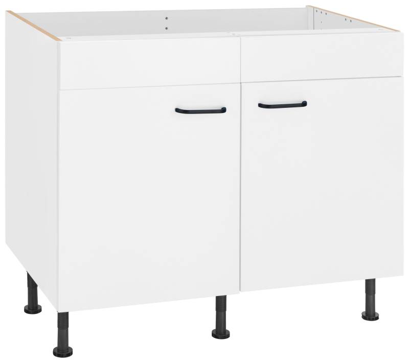 OPTIFIT Spülenschrank »Elga«, mit Soft-Close-Funktion, höhenverstellbaren Füssen, Breite 100 cm von OPTIFIT