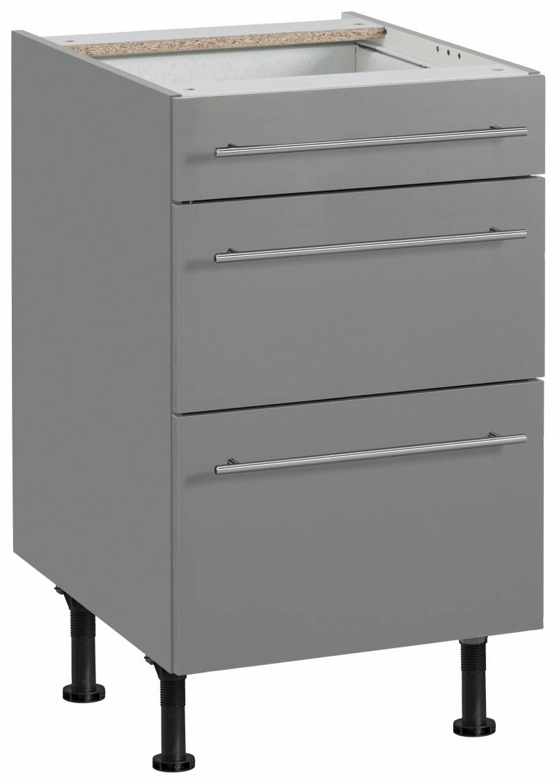 OPTIFIT Unterschrank »Bern«, 50 cm breit, mit Schubkasten und 2 Auszügen, höhenverstellbare Füsse von OPTIFIT
