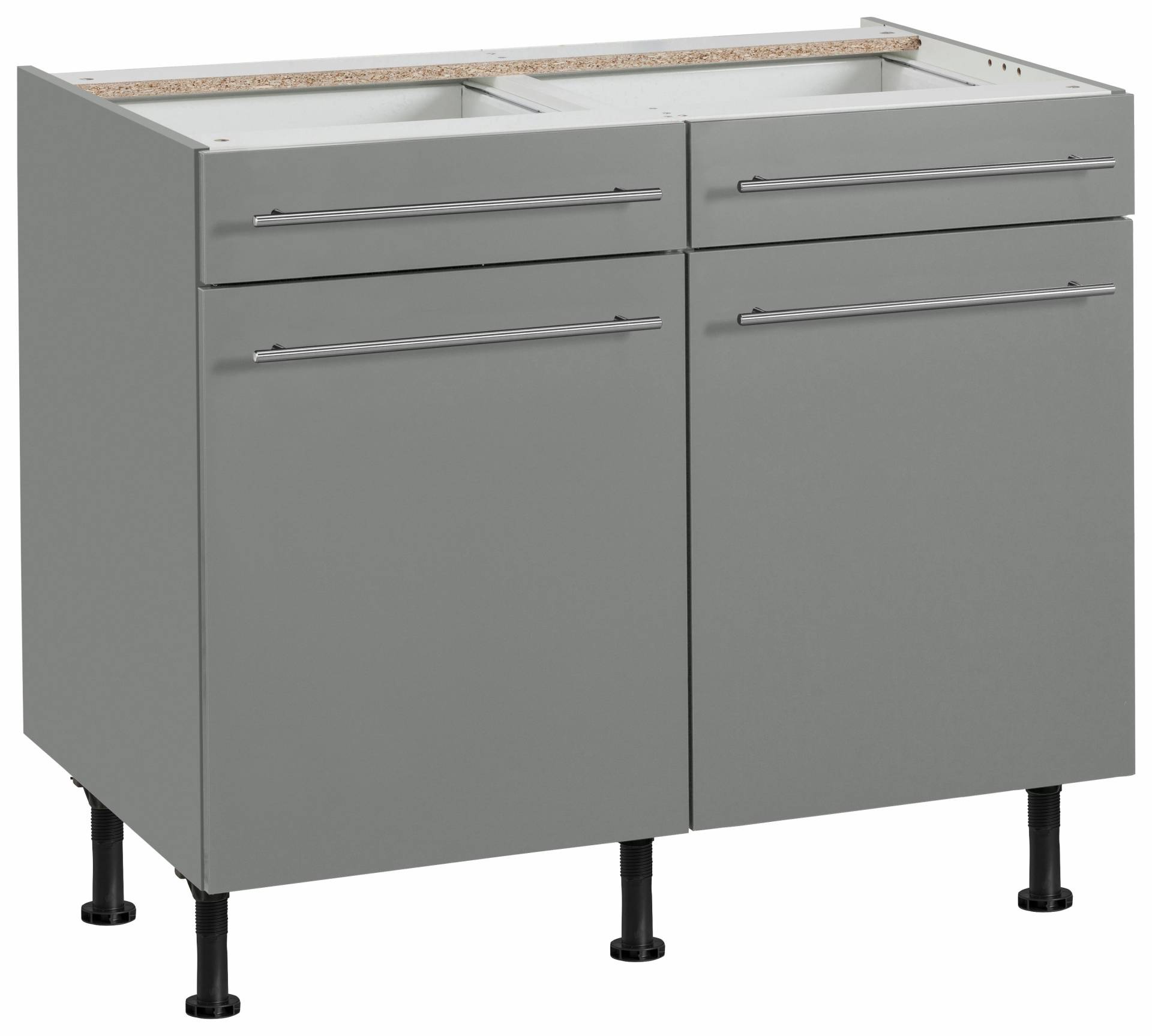 OPTIFIT Unterschrank »Bern«, 100 cm breit, mit 2 Türen, 2 Schubkästen, höhenverstellbare Füsse OPTIFIT Unterschrank »Bern«, 100 cm breit, mit 2 Türen, 2 Schubkästen, höhenverstellbare Füsse von OPTIFIT