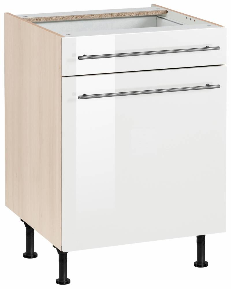 OPTIFIT Unterschrank »Bern«, 60 cm breit, mit Tür und Schubkasten, mit höhenverstellbaren Füssen von OPTIFIT