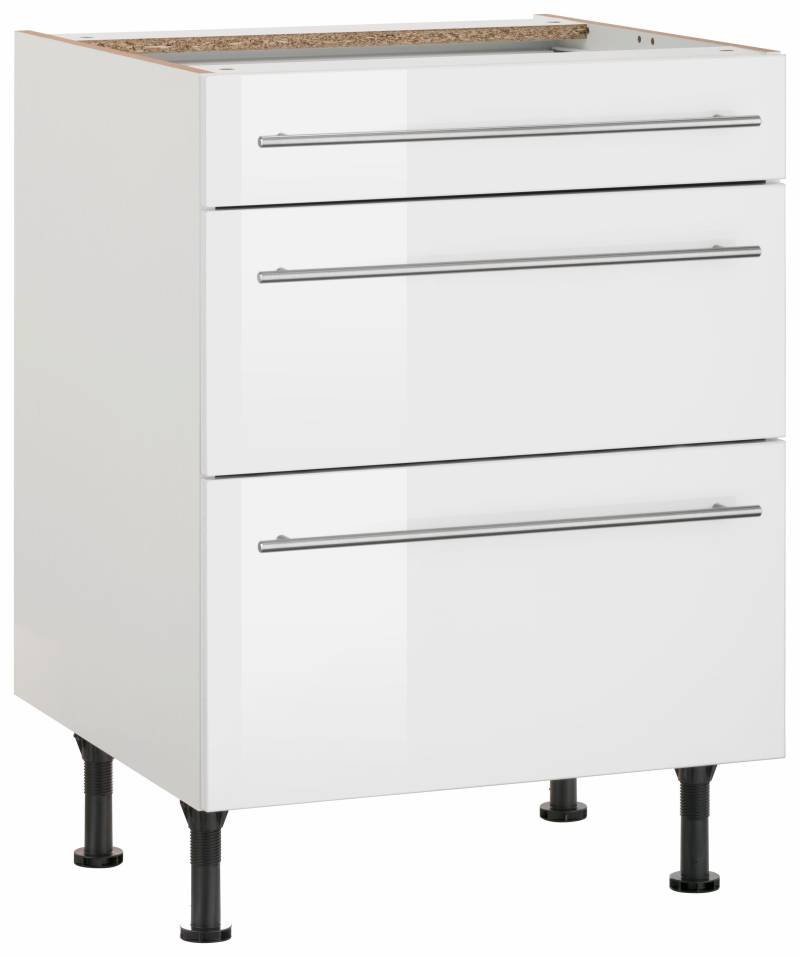 OPTIFIT Unterschrank »Bern«, 60 cm breit, mit Schubkasten und 2 Auszügen,höhenverstellbare Füsse von OPTIFIT