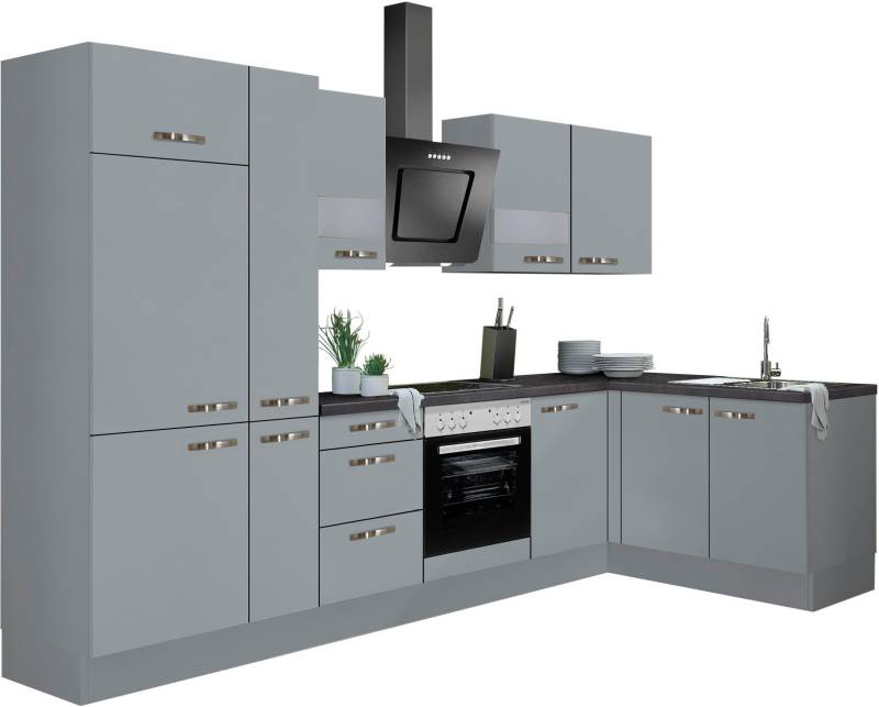 OPTIFIT Winkelküche »Cara«, mit Vollauszügen und Soft-Close-Funktion, Stellbreite 315 x 175 cm von OPTIFIT