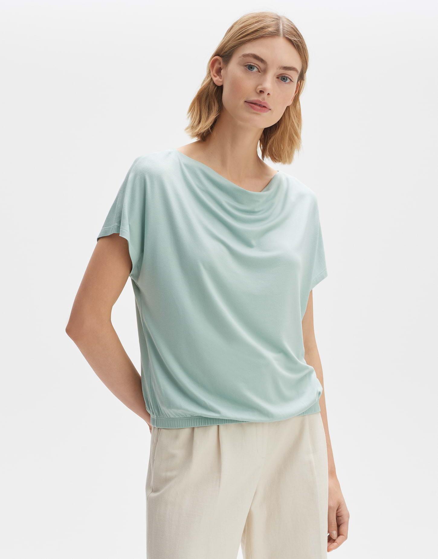 Shirt Sasser O-form Damen Pastellgrün 36 von OPUS