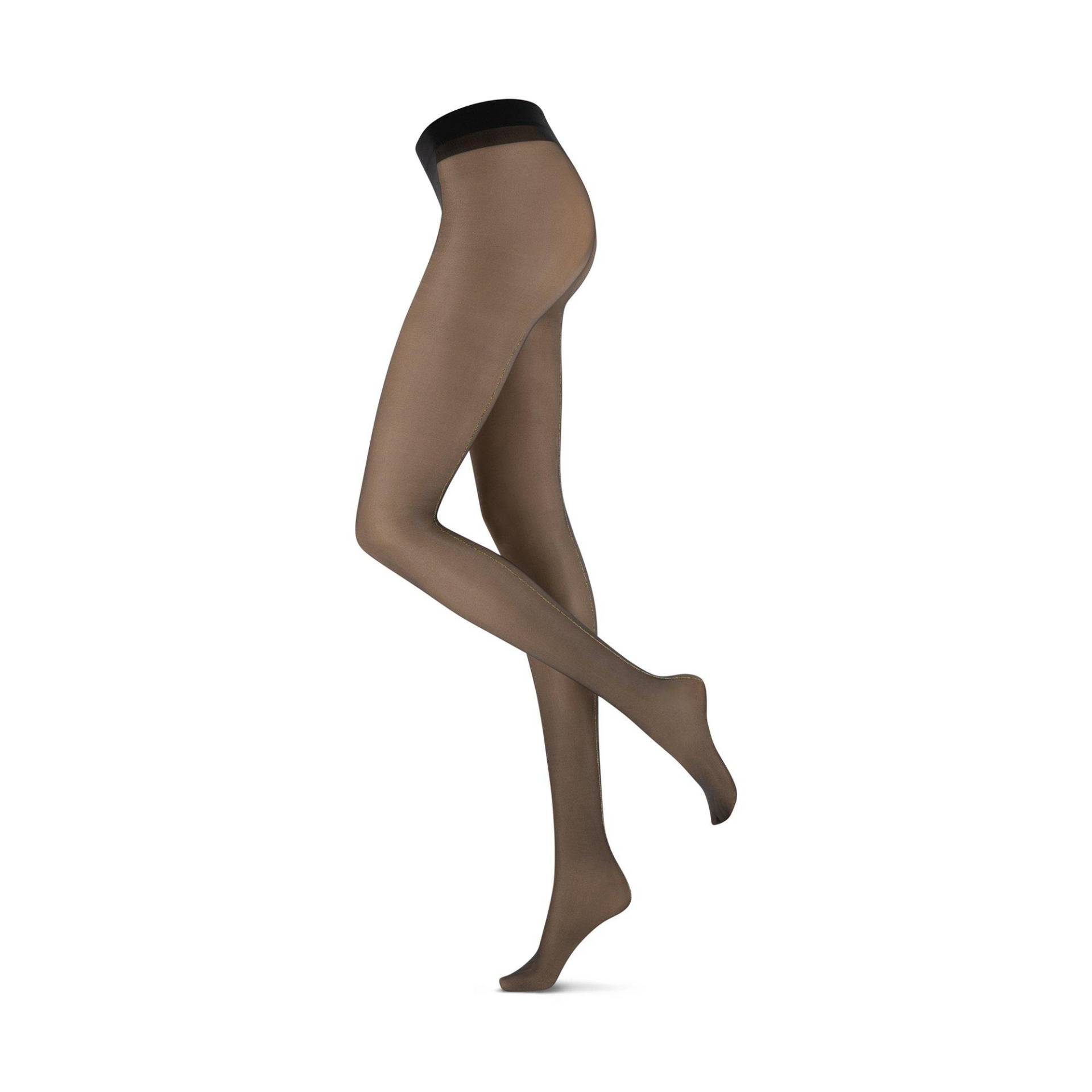 Strumpfhose, 20 Den Damen Gold S von OROBLU