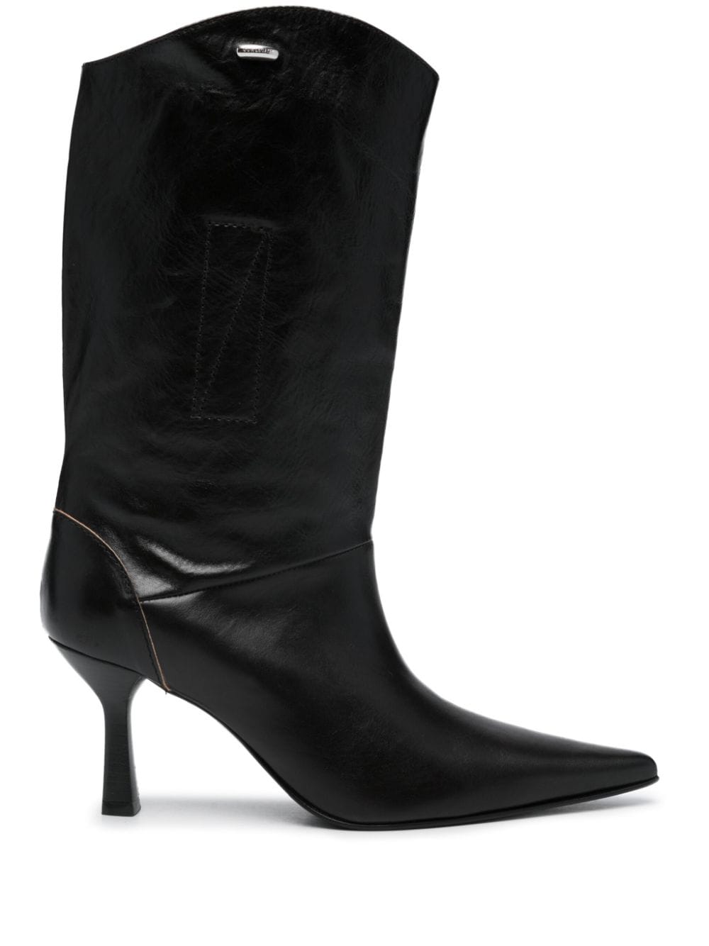 OUR LEGACY 80mm slip-on knee-length boots - Black von OUR LEGACY