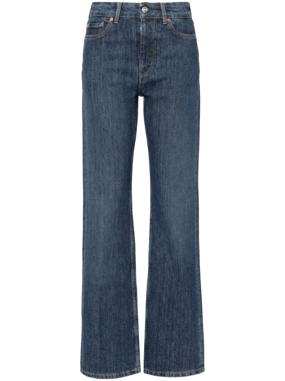 OUR LEGACY Linear Cut straight-leg jeans - Blue von OUR LEGACY