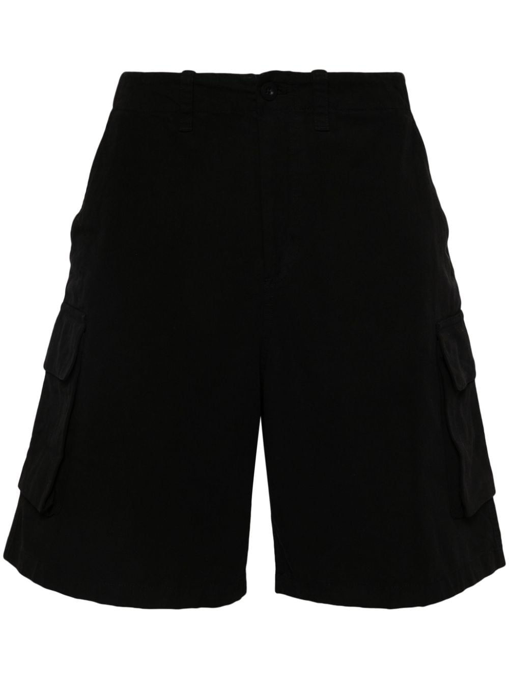 OUR LEGACY Mount cotton cargo shorts - Black von OUR LEGACY