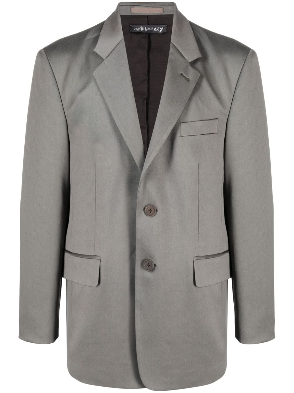 OUR LEGACY Vienna single-breasted wool blazer - Green von OUR LEGACY