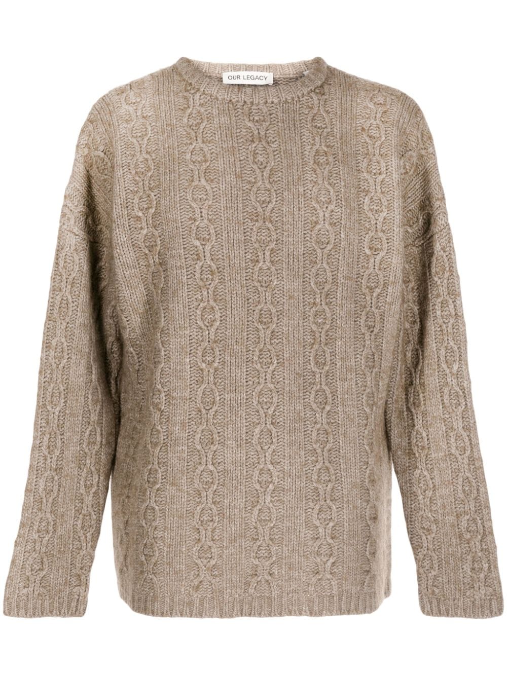 OUR LEGACY cable-knit jumper - Neutrals von OUR LEGACY