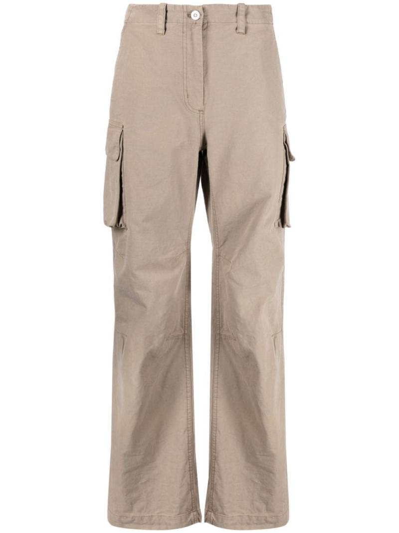 OUR LEGACY cargo-pocket cotton wide-leg jeans - Brown von OUR LEGACY