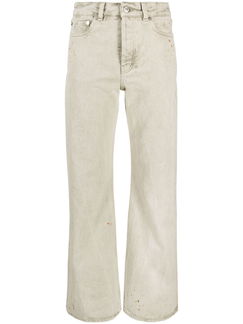 OUR LEGACY high-waisted straight-leg jeans - Neutrals von OUR LEGACY