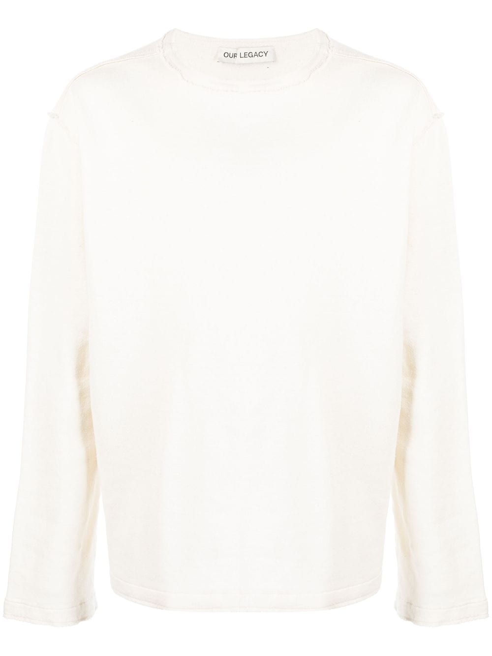 OUR LEGACY long-sleeve crew-neck sweatshirt - White von OUR LEGACY