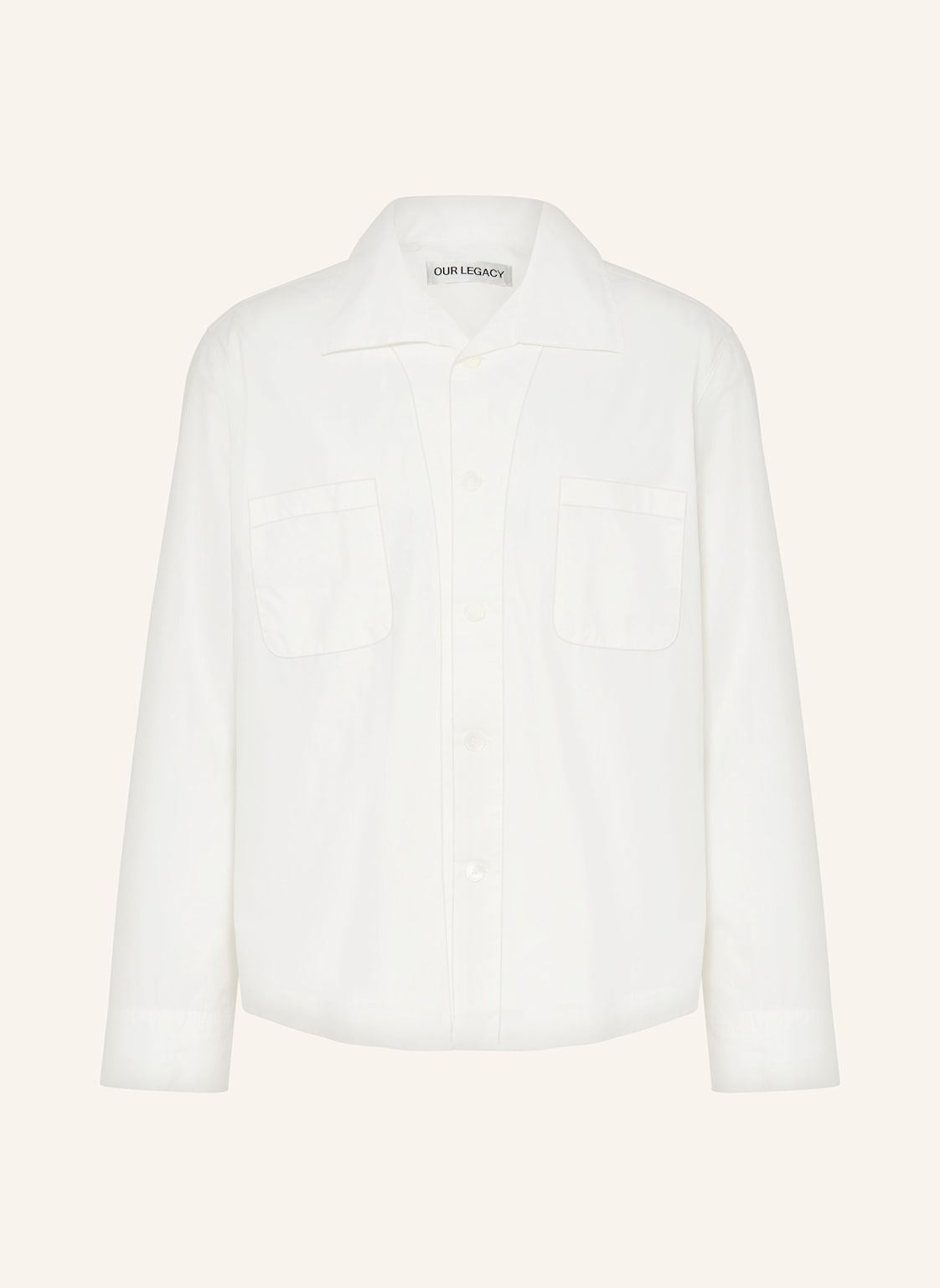 Our Legacy Hemd Funnel Relaxed Fit weiss Our Legacy Hemd Funnel Relaxed Fit weiss von OUR LEGACY