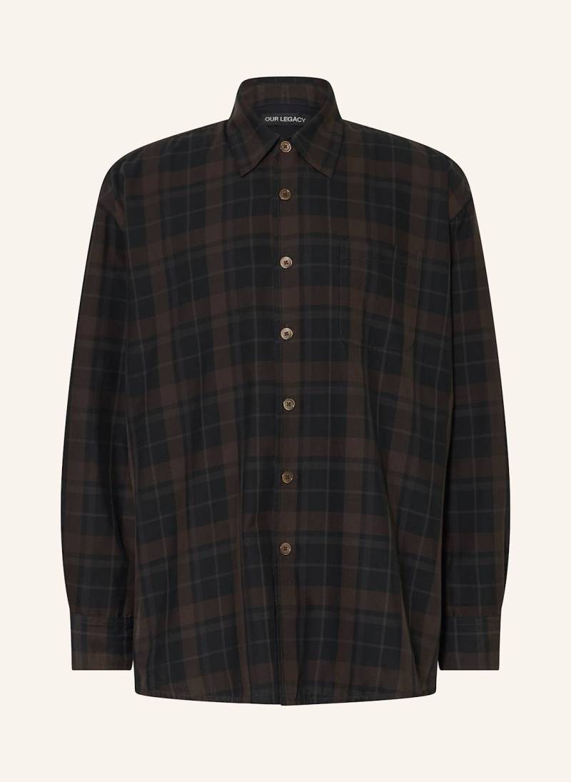 Our Legacy Hemd Oversize Fit schwarz von OUR LEGACY