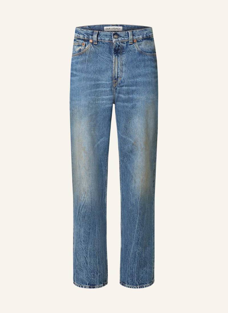 Our Legacy Jeans Third Cut Relaxed Fit blau von OUR LEGACY