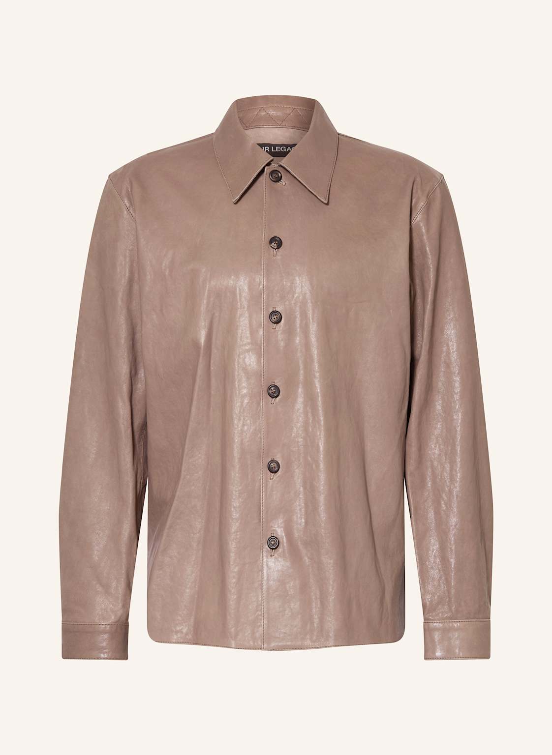 Our Legacy Leder-Overjacket beige Our Legacy Leder-Overjacket beige von OUR LEGACY