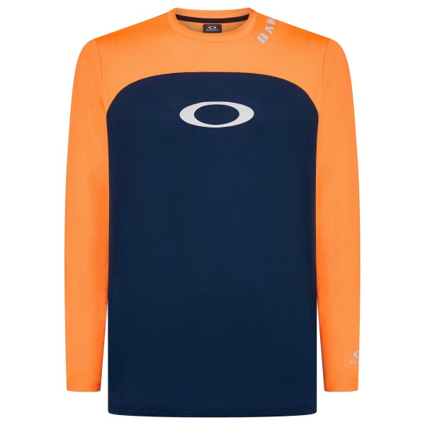 Oakley - Free Ride RC L/S Jersey - Velotrikot Gr L blau von Oakley